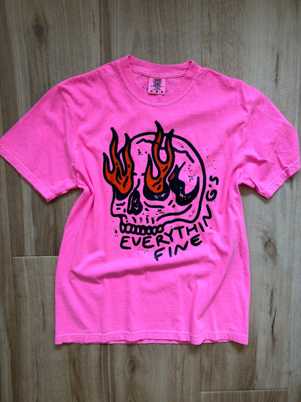 NEW Everything's Fine Neon Tee